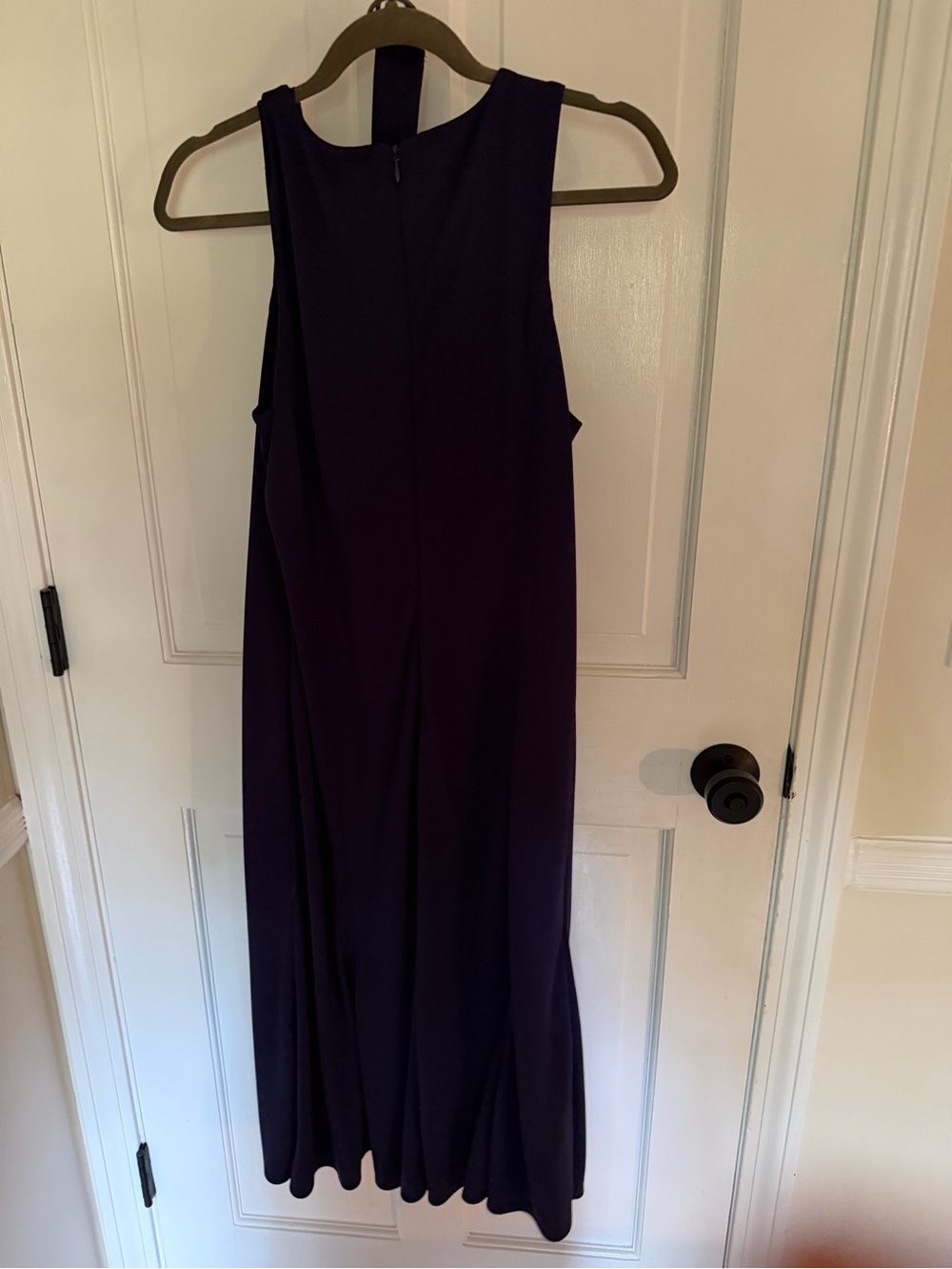 Banana Republic Dark Blue Sleeveless Shift Dress with Belt